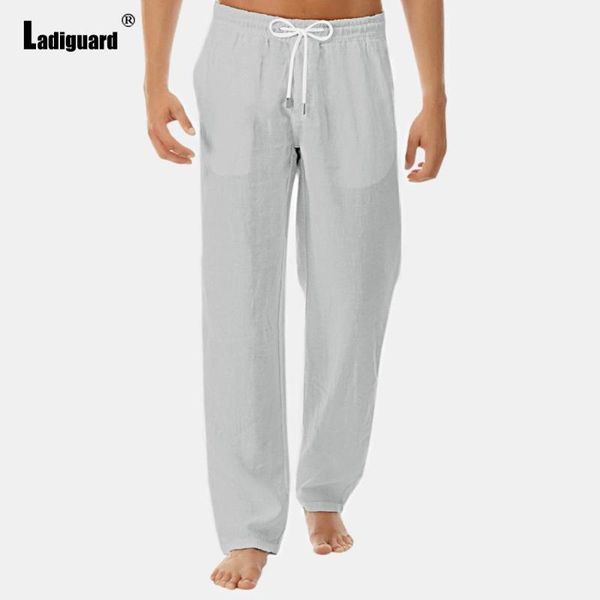 

men's pants plus size 3xl stand pocket gray linen casual drawstring trouser autumn fashion hip hop sweatpants men streetwear, Black