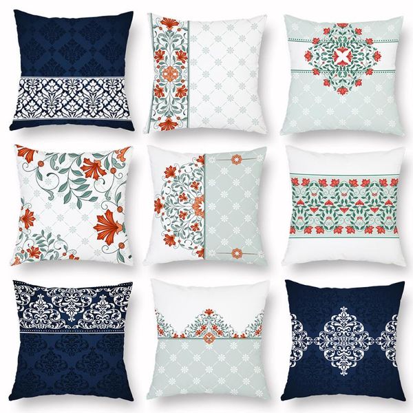 

cushion/decorative pillow europe classical pattern square pillowcase home decor polyester sofa car throw pillows family use cushion covers f