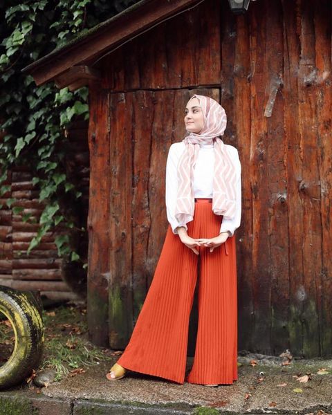 

ethnic clothing donsignet muslim pants arab ruffled wide-legged fashion women's trousers casual dubai turkey women, Red