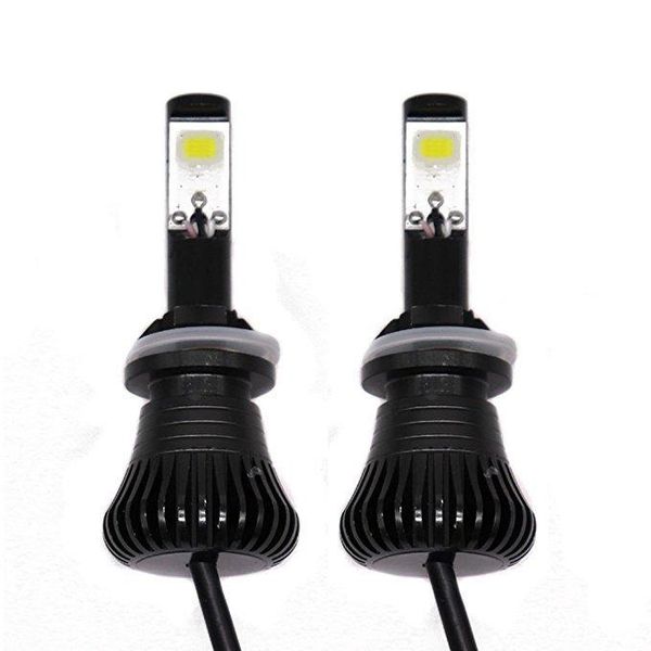 

car headlights 1 pair 4*12w single color + flashing model cob driving fog head spot light refit accessories - red