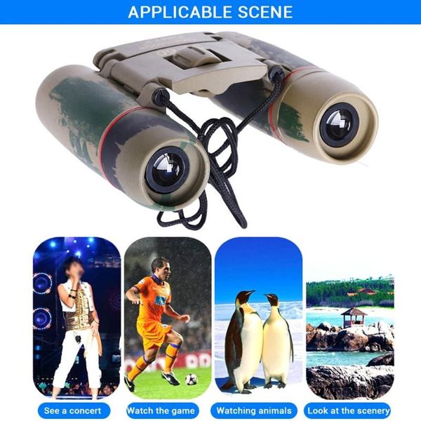 

camcorders telescope kids toys binoculars 30x60 sakura camouflage coating portable optical hd outdoor waterproof