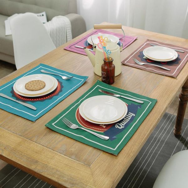 

table cloth european style classical western-style placemat anti-slip insulation pad bowl kitchen gourmet pography po s