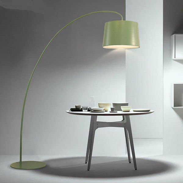 

creative fishing floor lamp modern novelty living room bedroom led standing atmosphere decor bedside macaron light fixtures lamps