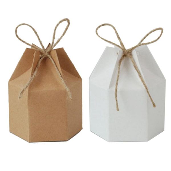 

gift wrap men's & women's wrapping paper cardboard box hexagonal candy bag