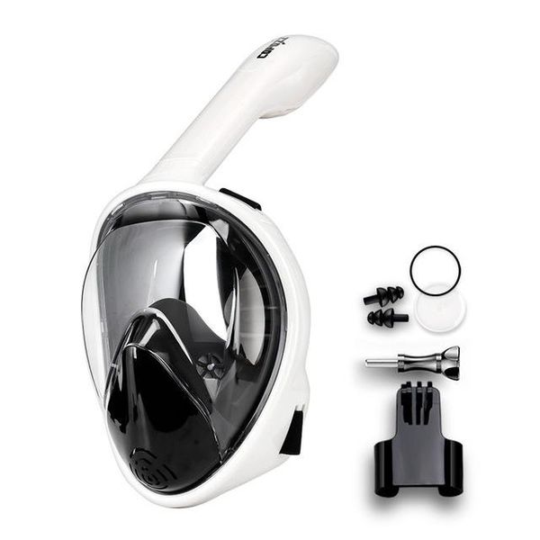 

diving masks full face scuba mask anti fog goggles with camera mount underwater wide view snorkel swimming for youth