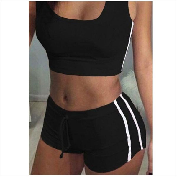 

simple sport set gym womens pants running sportwear fitness workout exercies jogging crop tanks shorts trousers suit sets, White