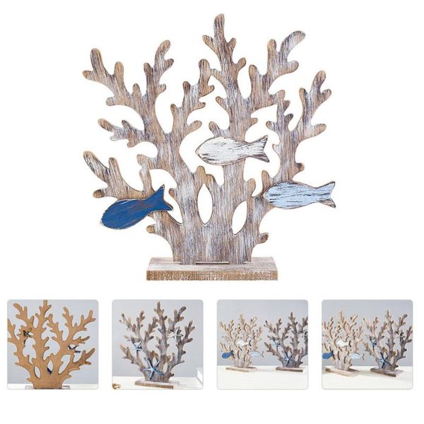 

1pc mediterranean style adornment coral tree decor home supply random decorations