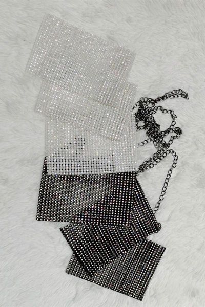

waist bags h80&s90 women crossbody bag design solid color dimaond chain mini messenger casual simple small square swim beach
