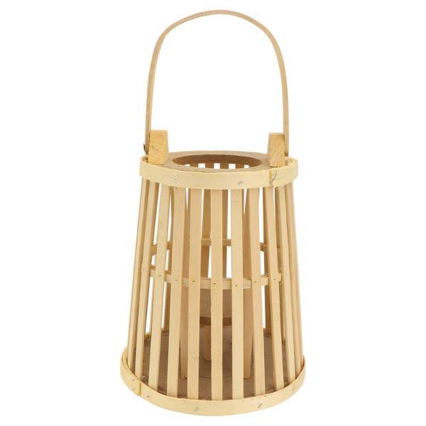 

candle holders 1pc woven hanging lantern ornament decor (khaki)