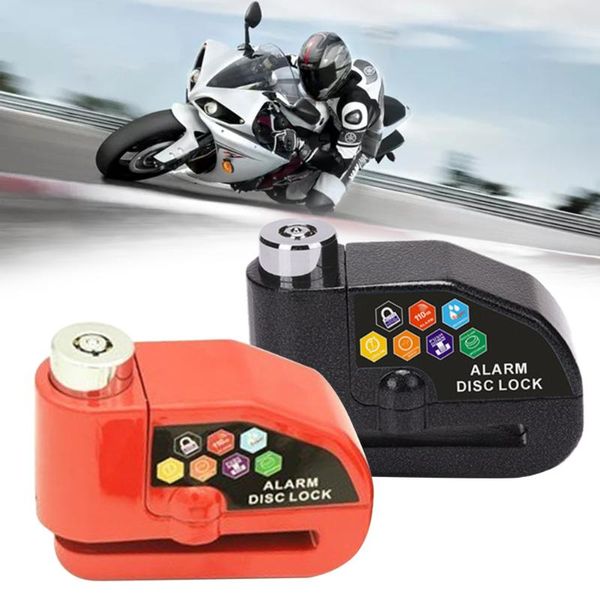 

theft protection motorcycle alarm lock bike security anti-theft moto disc brake locks safety siren