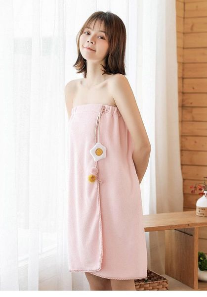 

towel drop coral velvet embroidery bath towels quick dry absorbent wearable for woman lady bathing beach wrap skirt