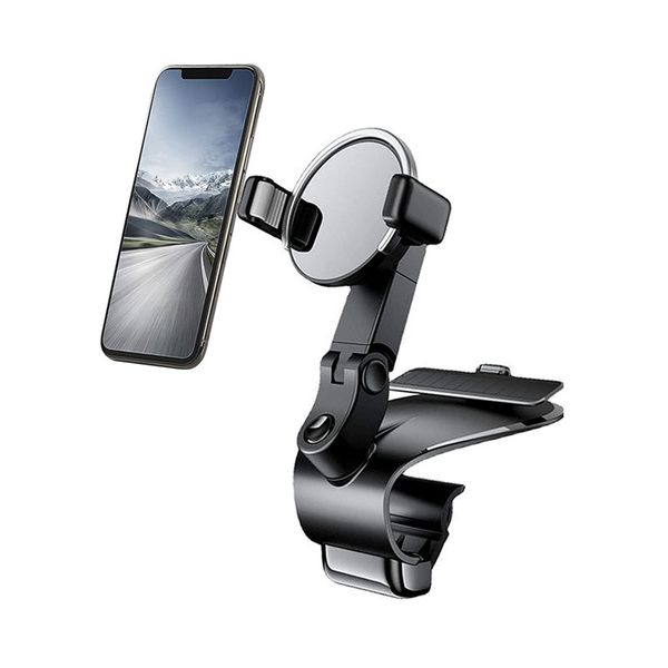 

new phone holder car dashboard practical 1200 degree rotation automatic clamping