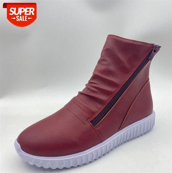 

women's plus size side zipper knight boots europe and america 43 short trend #wm3c