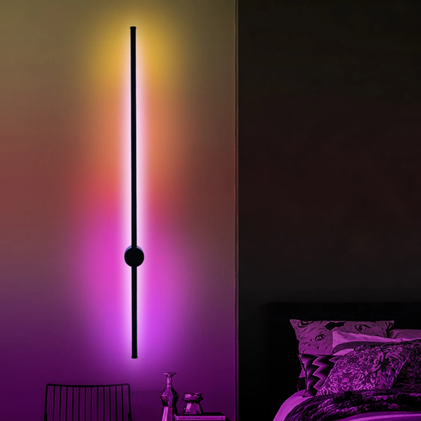 

wall lamp dimmable colorful modern rgb remote control led bedroom living room decoration lighting fixture