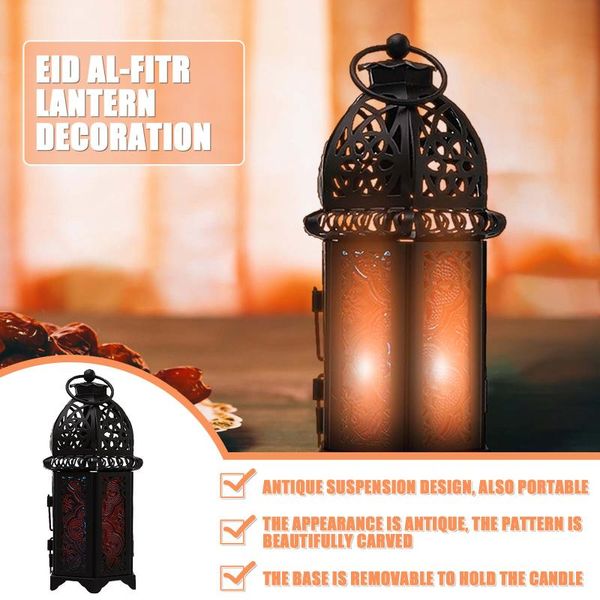 

candle holders brand european candlestick vintage hanging holder moroccan glass lantern wedding iron home decoration 2021