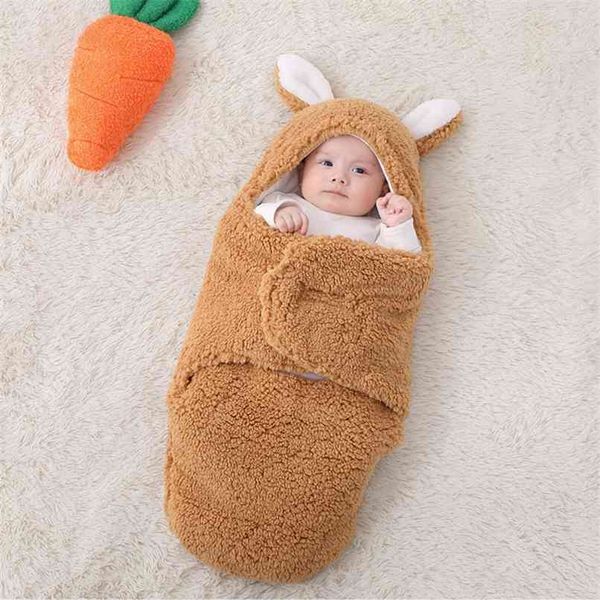 Alta Qualidade Born Bebê Sacos de Dormir Cobertor de Envoltório de Algodão para Bebês Engrossar Cocoon para Bebê SleepSack 0-9m 210816