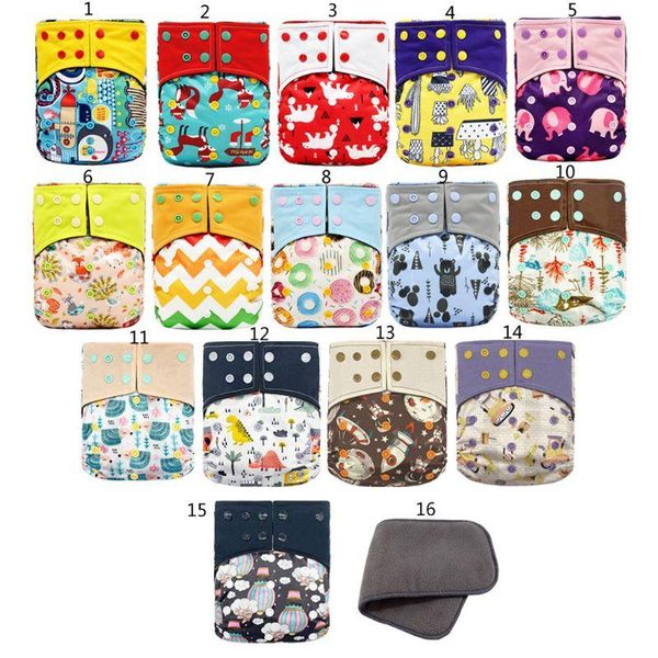 

baby cloth diaper nappies washable reusable waterproof diapers adjustable