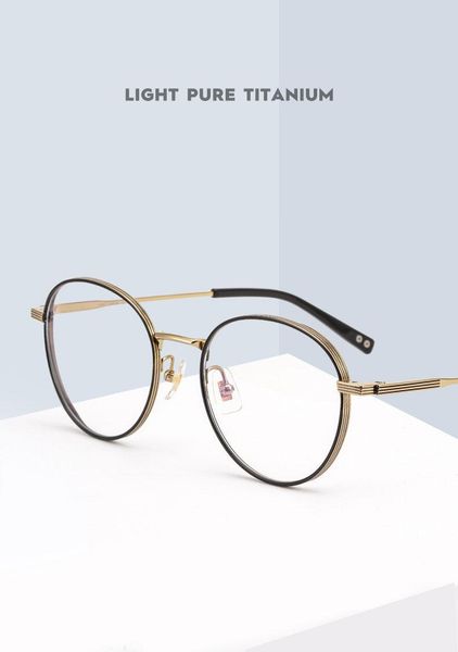 

fashion sunglasses frames 100% pure titanium, Black