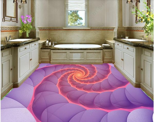 

3d pvc wall stickers self-adhesive vinyl floor abstract rotating stone pattern custom p mural home decor in the living room wallpaper for wa