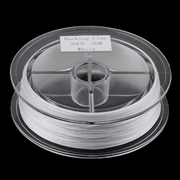 

/ 30lb 50m 55 yds support line white braided fishing braid