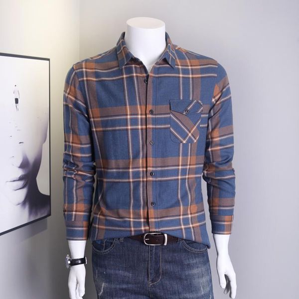 

men's casual shirts arrival fashion frosted flannel plaid men long sleeve youth coat loose autumn and winter plus size s-5xl 6xl, White;black