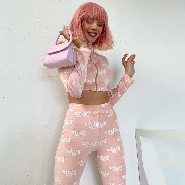 

women's two piece pants hirigin set hoodie sets tracksuit women long sleeve sweatshirt suit joggers sport fitness outfit sweatsuit, White