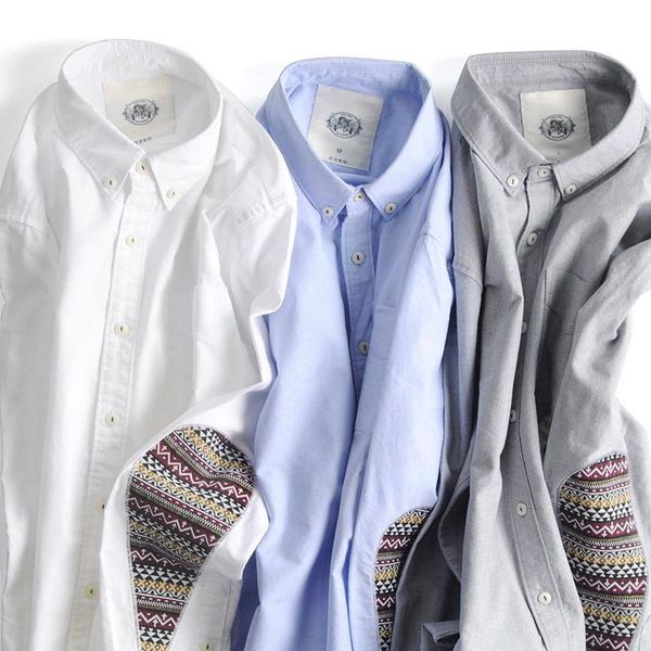 

men's casual shirts description st-0002 read asian size genuine quality vintage looking mans cotton shirt, White;black