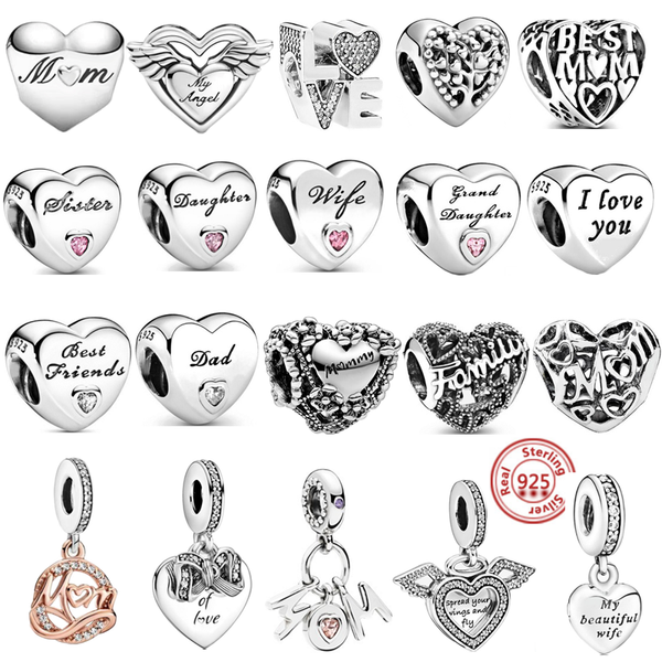 

other infinity charm heart love friend diy family beads fit original charms silver 925 bracelet women jewelry making