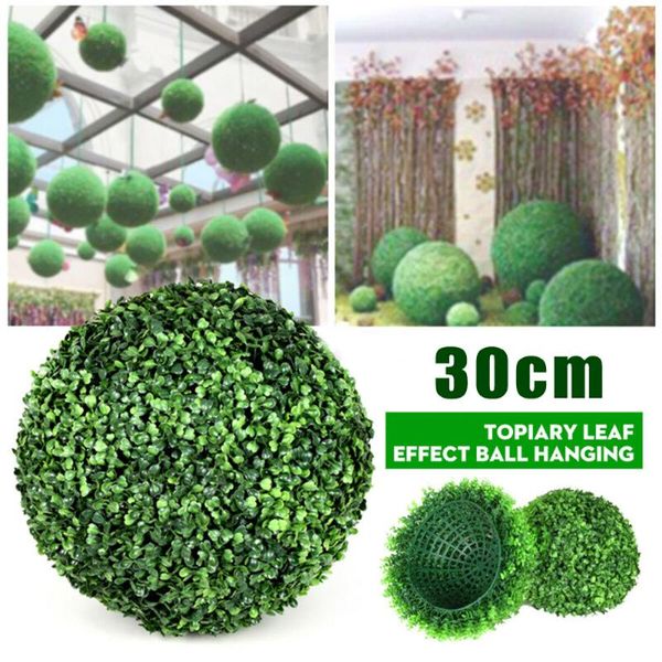 

decorative flowers & wreaths artificial plastic ary tree leaf effect ball hanging home garden decoration plant