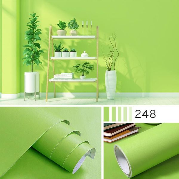 

wallpapers bedroom warm wallpaper pure color wall stickers furniture renovation waterproof pvc self-adhesive
