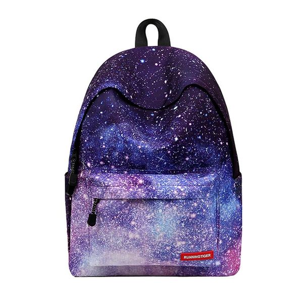 

backpack women for teenage girls school bag stars universe space printing canvas female backpacks college students