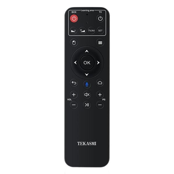 

portable wireless air mouse 6 keys infrared learning flying keyboard bluetooth remote control for pc tv box keyboards