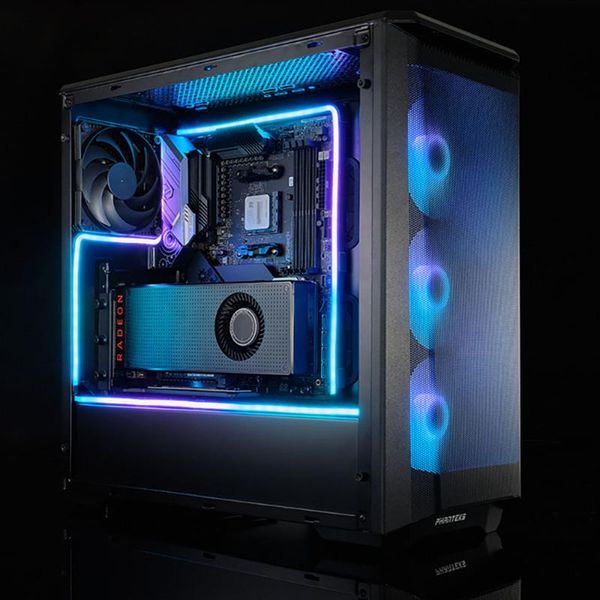 

strips m5 combo light strip argb neon computer case decoration led 5v 3pin header aura 550mm 38led
