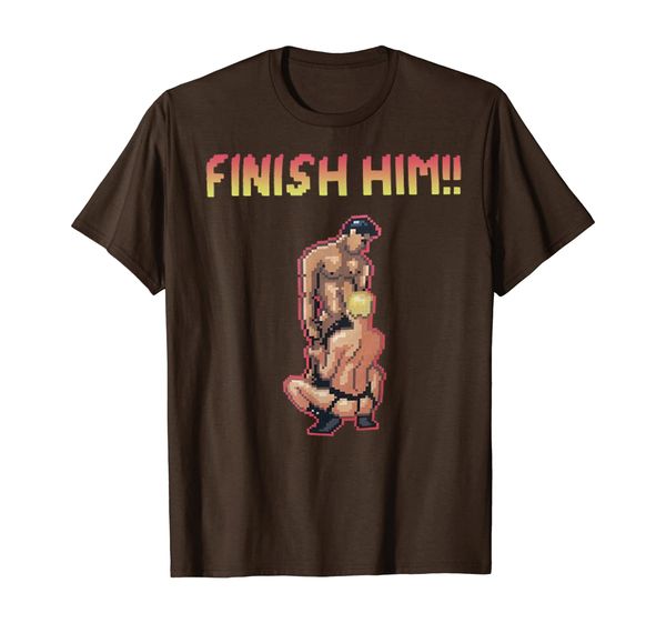 

Finish him!! 16bits game Funny T-shirt T-Shirt, Mainly pictures