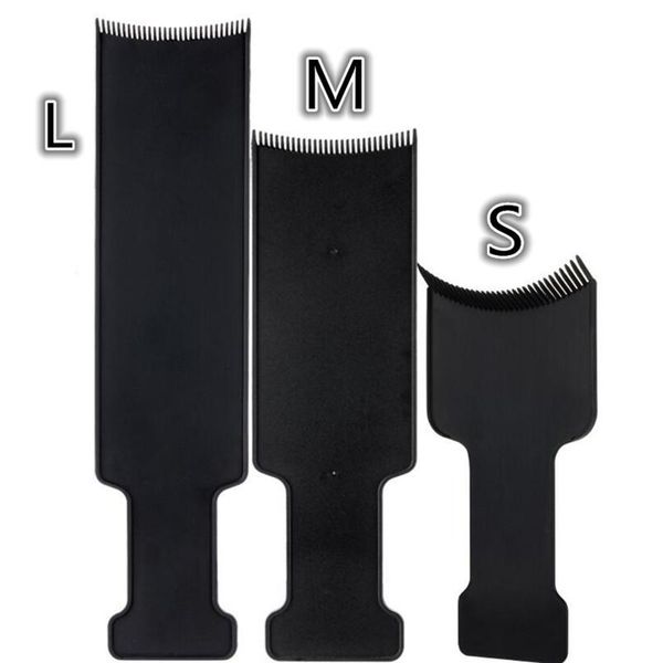 

hair brushes professional coloring dyeing comb dispensing brush pick color board styling barber tool salon accessaries, Silver