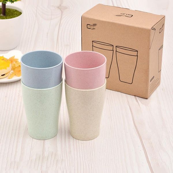

mugs 4pcs kids learn to drink cup sturdy bottle durable drinkware reusable drinking adults children 13.5 ounces