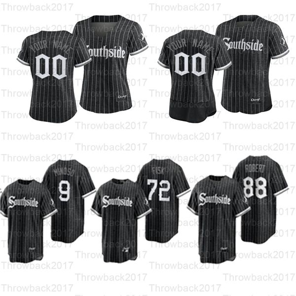 

southside tim 2021 city connect jersey yoan moncada jose abreu yermin mercedes nick madrigal eloy jimenez kopech, Blue;black