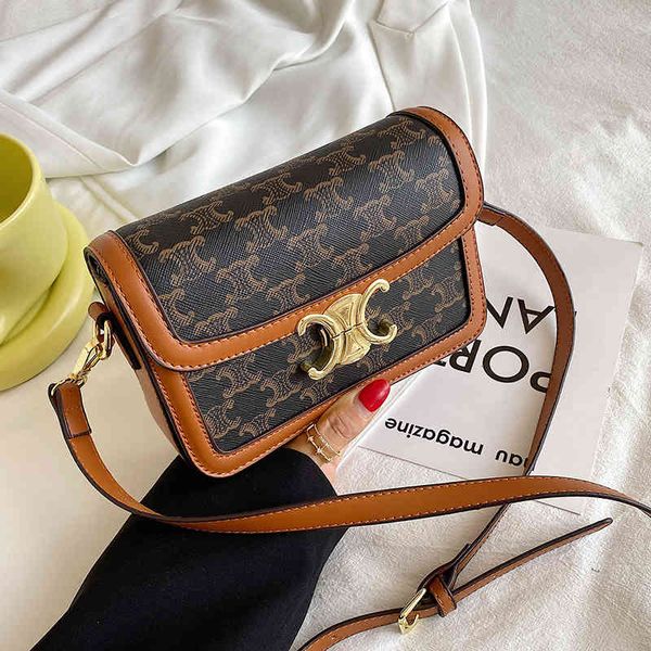 

female women's horizontal messenger square 2021 new high-grade texture super small bag fashion