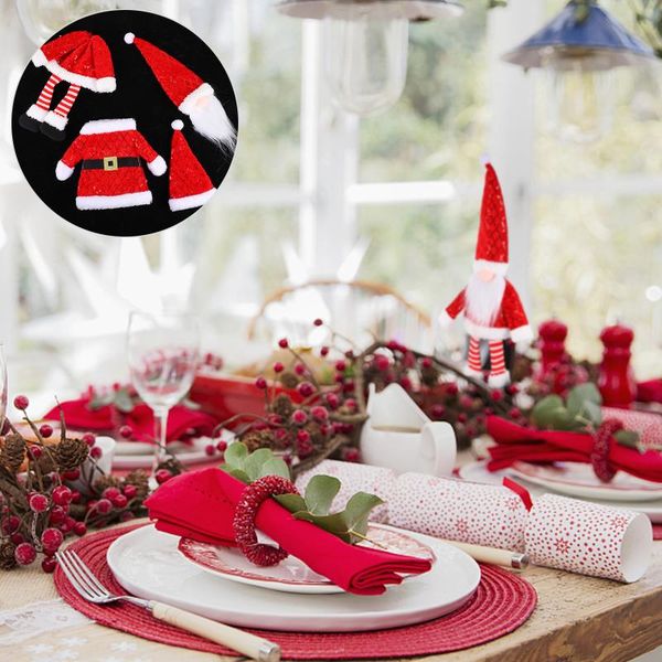 

christmas decorations 2 sets bottle covers theme for party decor