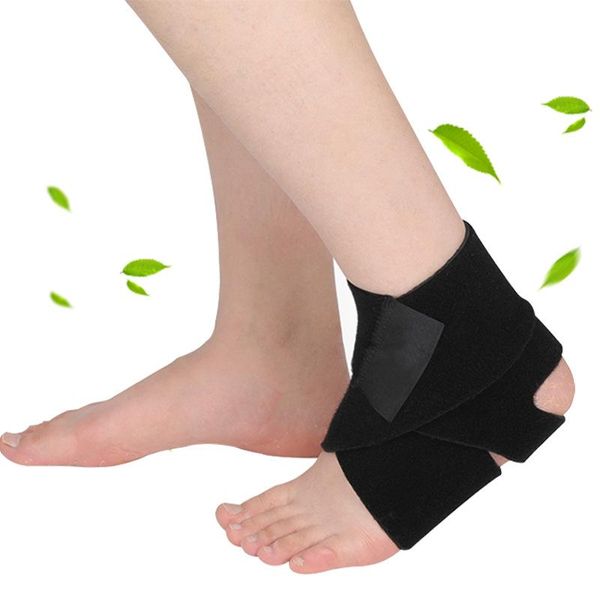 

sports ankle pressure wrapped bandage protective basketball football breathable mountaineering anti-sprain support, Blue;black