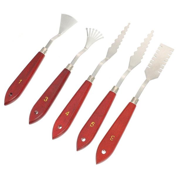 

gift sets 5pcs scrape household paint spatulas art painting scraper