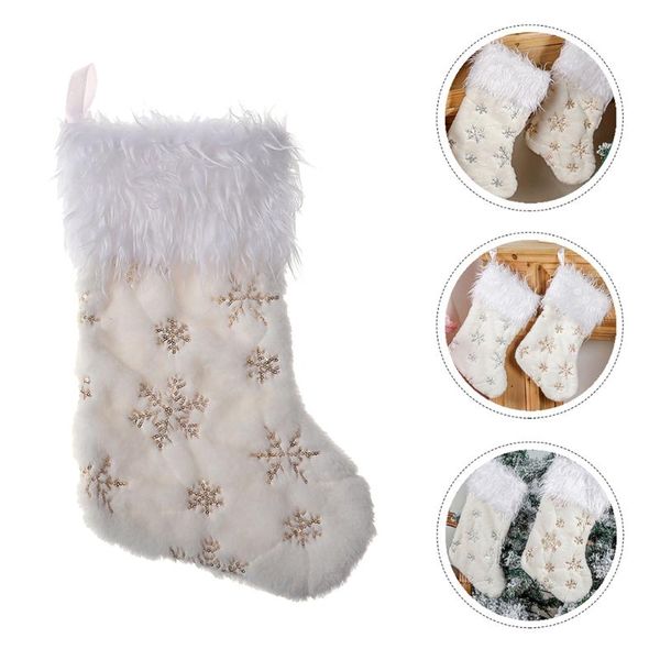 

christmas decorations 1pc chic sock pendant gift candy surprise bag decor