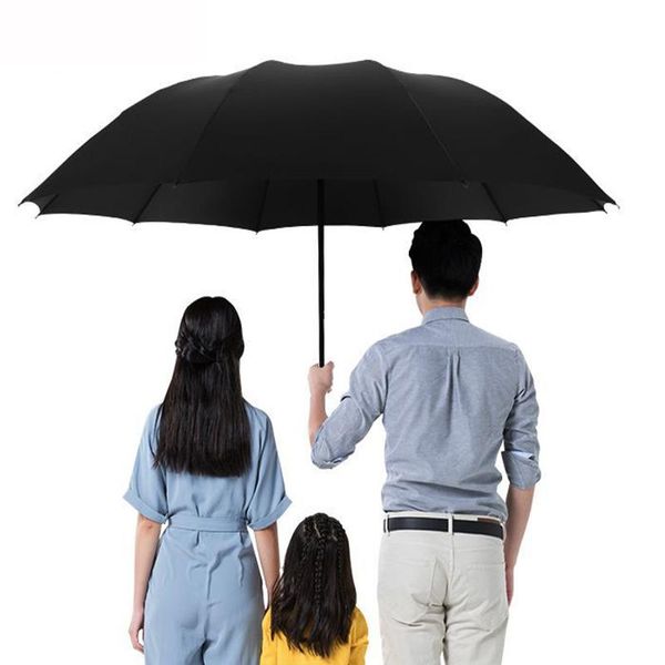 

umbrellas big umbrella male rain women's folding windproof sun for female parasol paraguas with 130cm in diameter