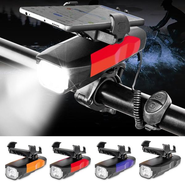 

bike handlebars &components light bicycle front headlight with power bank function cycling