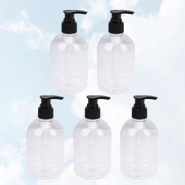 

storage bottles & jars 5 pcs 350ml useful shower containers toiletry refillable shampoo container liquid bottle for home bathroom (