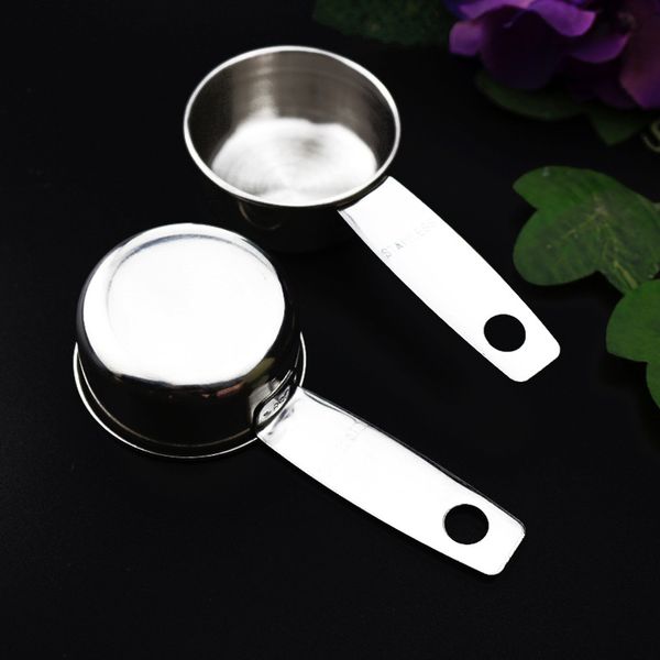 Sobremesa Colher Spoons de Aço Inoxidável Ferramenta de Coffee Feijão de Café Medição Quantos Quantidade Cozinha Ferramentas YHM602-ZWL