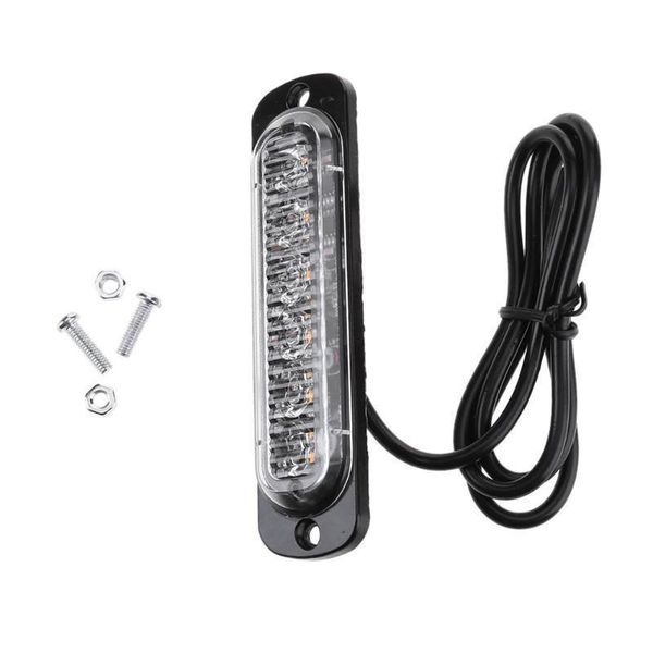 

working light warning strobe lights 6 led beacon car hazard kit replacement transparent