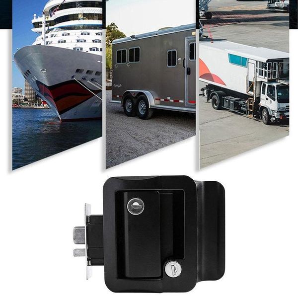 

inside and outside open panel lock transportation equipment door rv atv parts