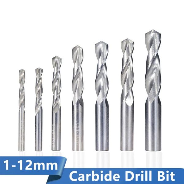 

professional drill bits tungsten carbide 1-12mm for cnc lathe machine gun bit metal hole drilling cutter