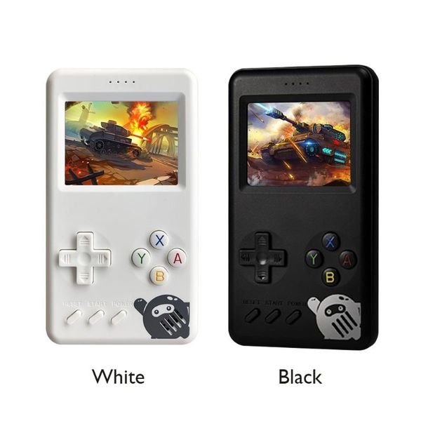 

portable game players powkiddy handheld mini console pocket v6 2.6 inch screen 10000mah tv gaming video player built-in 500 games gifts
